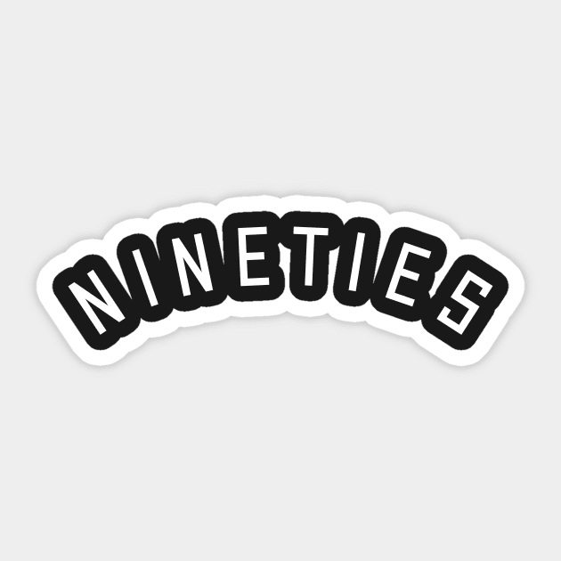 Nineties Sticker by Vanphirst